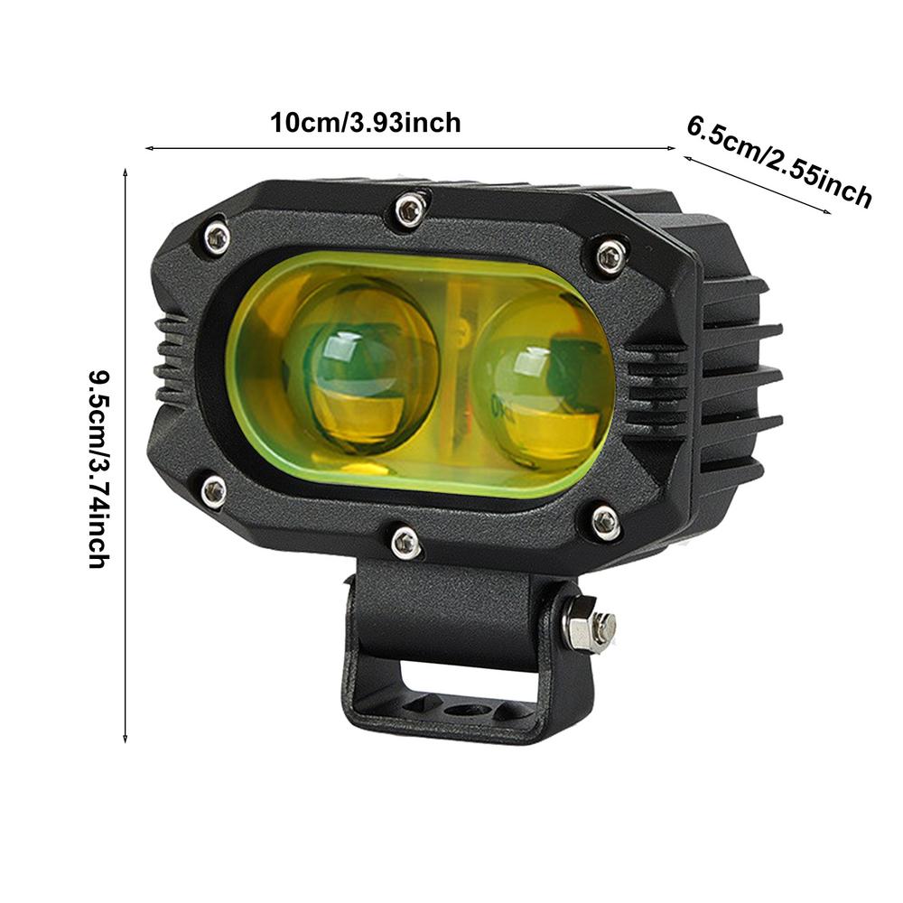 Противотуманные фары для мотоцикла, регулируемые водонепроницаемые светодиодные вспомогательные фары, высокоинтенсивные вспомогательные фары для мотоцикла для ночной езды