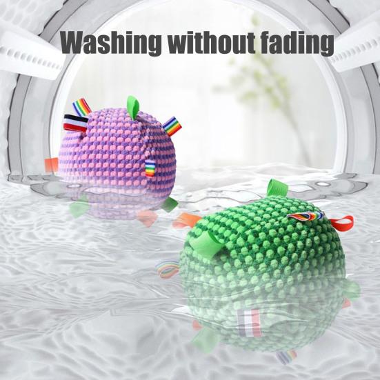 Собаки Звуковой мяч Игрушка-мяч для щенков со встроенным колокольчиком Устойчивый к жеванию Мяч для бросания и приноса для тренировки собак Интерактивная игра Снятие скуки