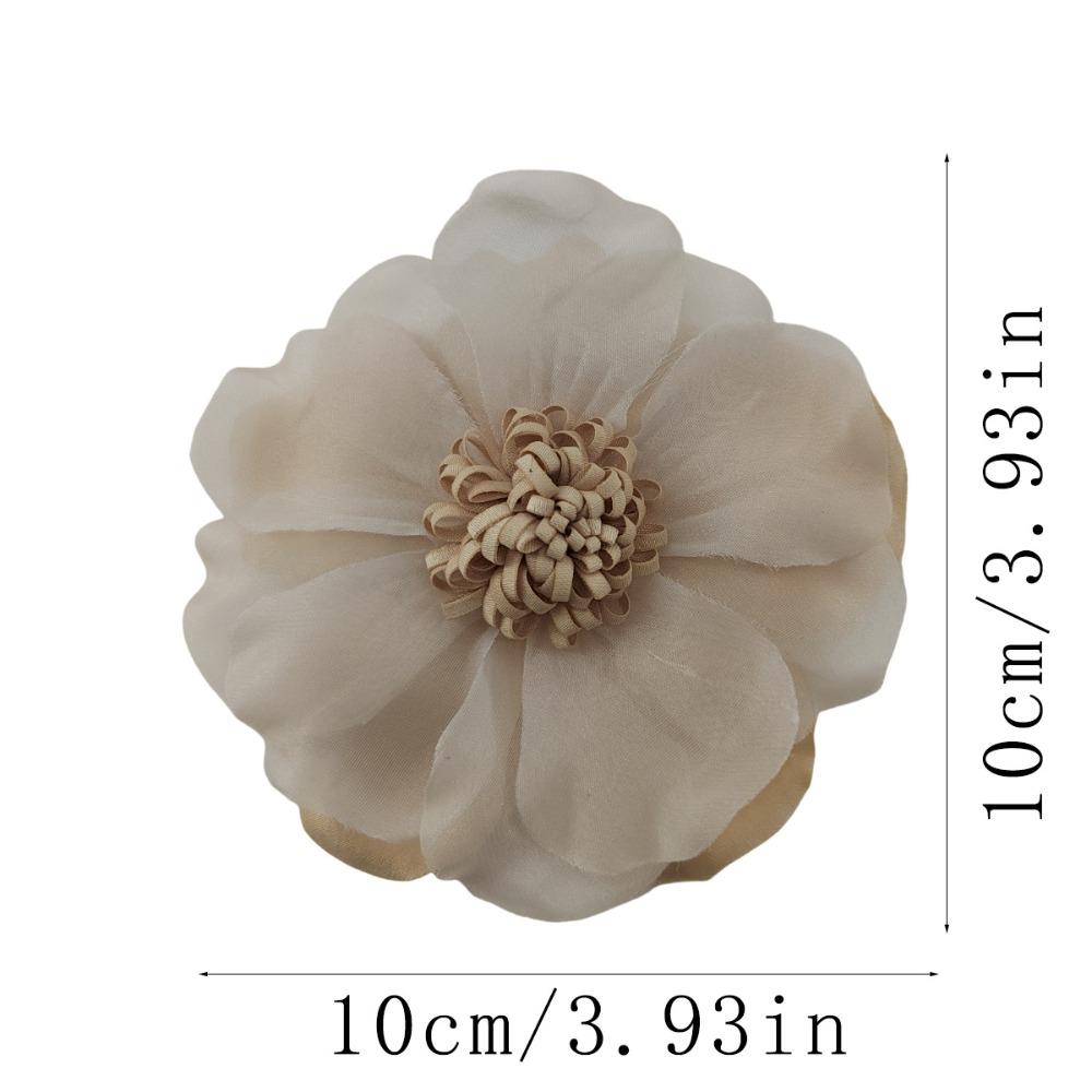 Camellia Sinensis Camellia Flower Brooch Fabric Art Flower Brooch Party Costume Decoration Woman