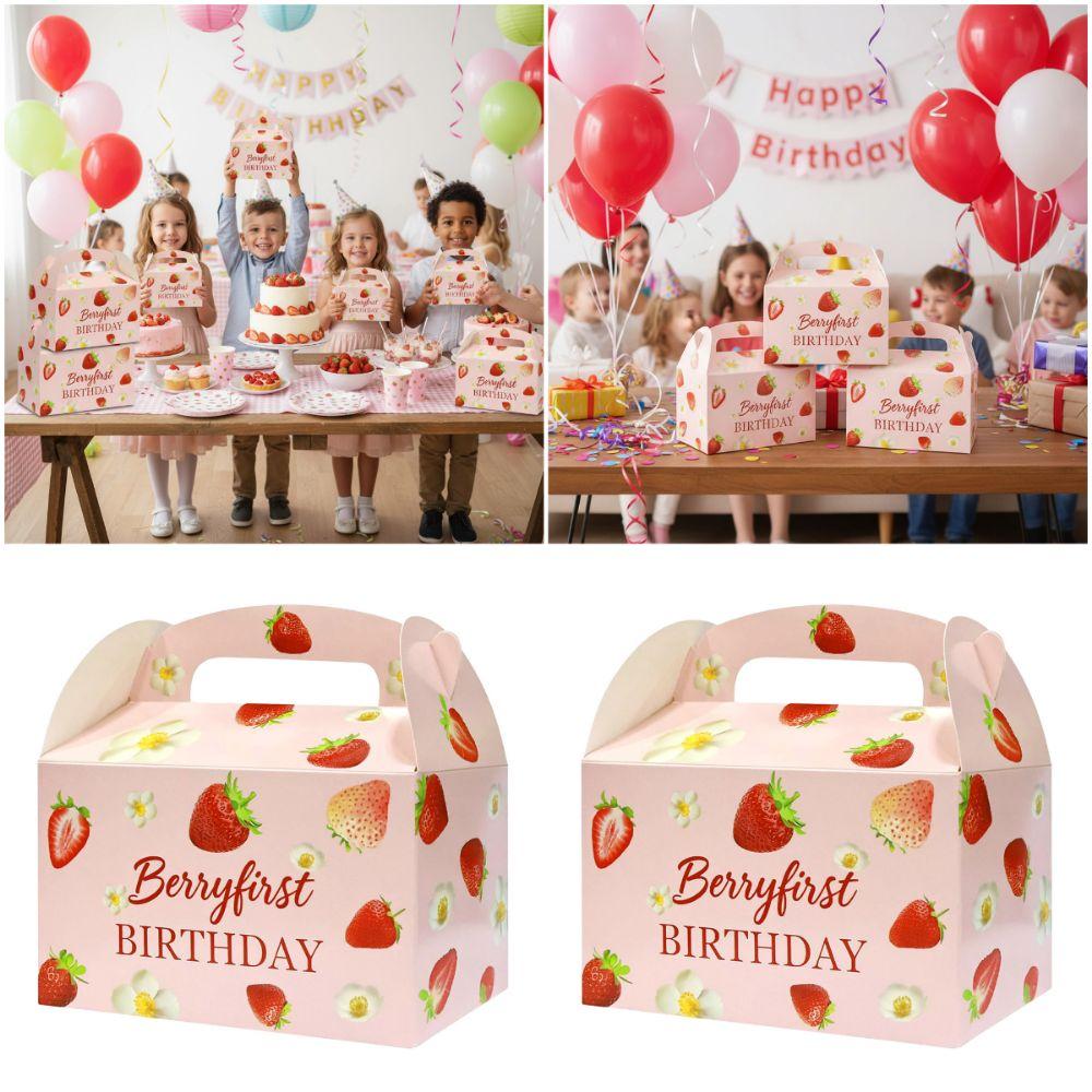 10PCS Paper Gift Packaging Box Empty Box Packing Case Cartoon Handhold Gift Boxes Baby Shower