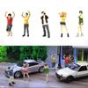 1/64 Ручная роспись Миниатюрный Сценарий Люди Фигурки Мужчины Женщины Куклы Игрушки