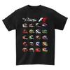 Men's T-Shirt Racing Car Printed Cotton Casual O-Neck Short Sleeve Men's Women's Streetwear Hip Hop Tee Oversize F1 Car Top Tee