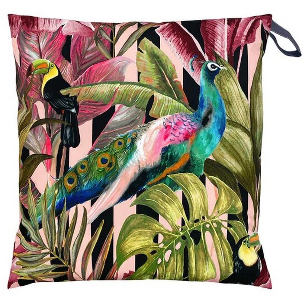 Evans Lichfield Toucan And Peacock Outdoor Cushion Cover