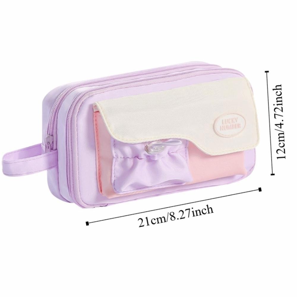Cosmetic Storage Stationery Storage Bag Large Capacity Pen Pencil Case Student