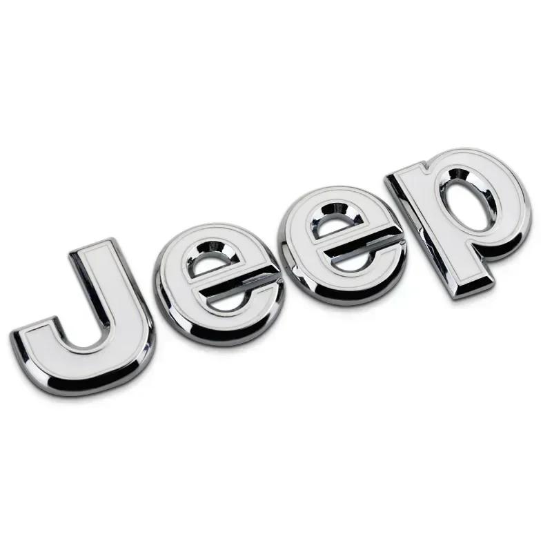 Подстаканники Автомобиль Передний Значок на Капот для JEEP Grand Cherokee Wrangler Renegade Patriot Liberty Compass Задний Багажник Боковая Наклейка Значок