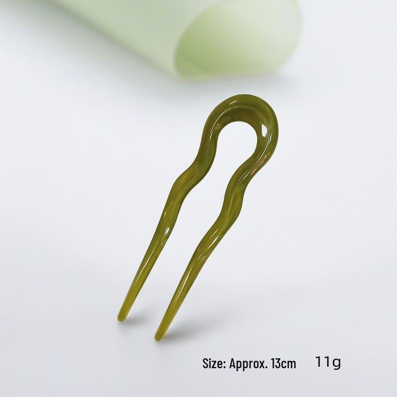 Элегантная U-образная шпилька: Современный взгляд на традиционный китайский головной убор-булочку для женщин