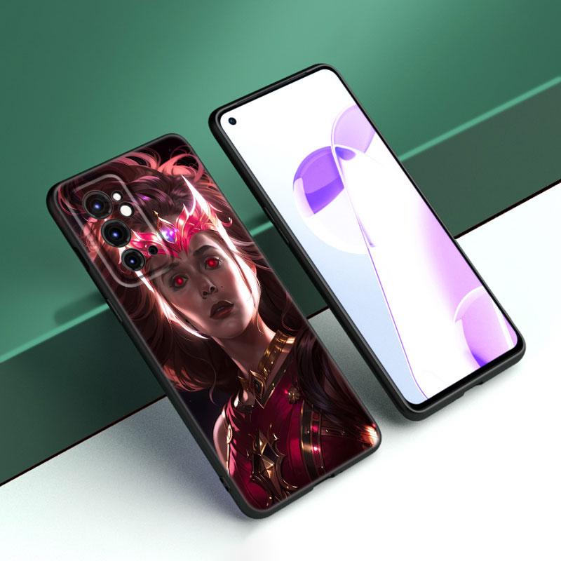 Чехол для телефона Алая Ведьма из черного силикона для OnePlus 9R 10R 11R 12R ACE 2 Pro 2V 3V Nord CE 2 3 Lite 4 N10 N20 N30 SE 5G