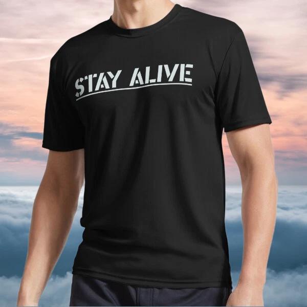 New Shirt stay alive Active Logo TEE T-Shirt Funny American Size S to 5XL