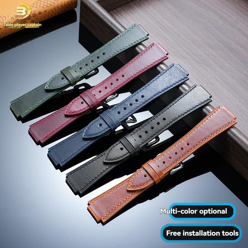 Для Casio Farmhouse Oak Часы GA2100/GA2110/GA-B2100 GM2100 Модифицированные Ретро Оригинальная Кожаная Часы с Мужской Кожаной Цепочкой черный
