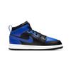 Детские кроссовки Air Jordan 1 Mid PS Hyper Royal Синий Черный Белый 640734-077