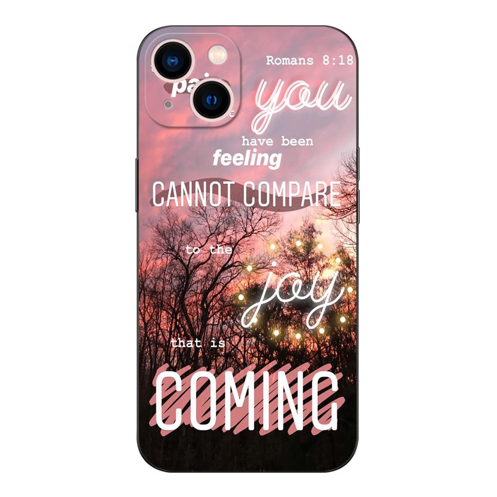 Black Tpu Case For Vivo Y30 Y30G Y31 Y53S Y33 Y33S Y33T Y67 Y51 Y51S Y51A 2021 2022 2020 4G 5G Christian Jesus Wisdom