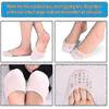 White:3 Pairs Ballet Silicone Toe Caps Ballet Pointe Pads Toe Sleeves Tip Protector Half Full Toe Protection Protector_Gift Of G