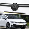 For VOLKSWAGEN VW 2Pcs VW Golf 7.5 ABS Car Logo Cover Front Grille Badge Rear Trunk Emblem Sticker Accessories For Volkswagen Go