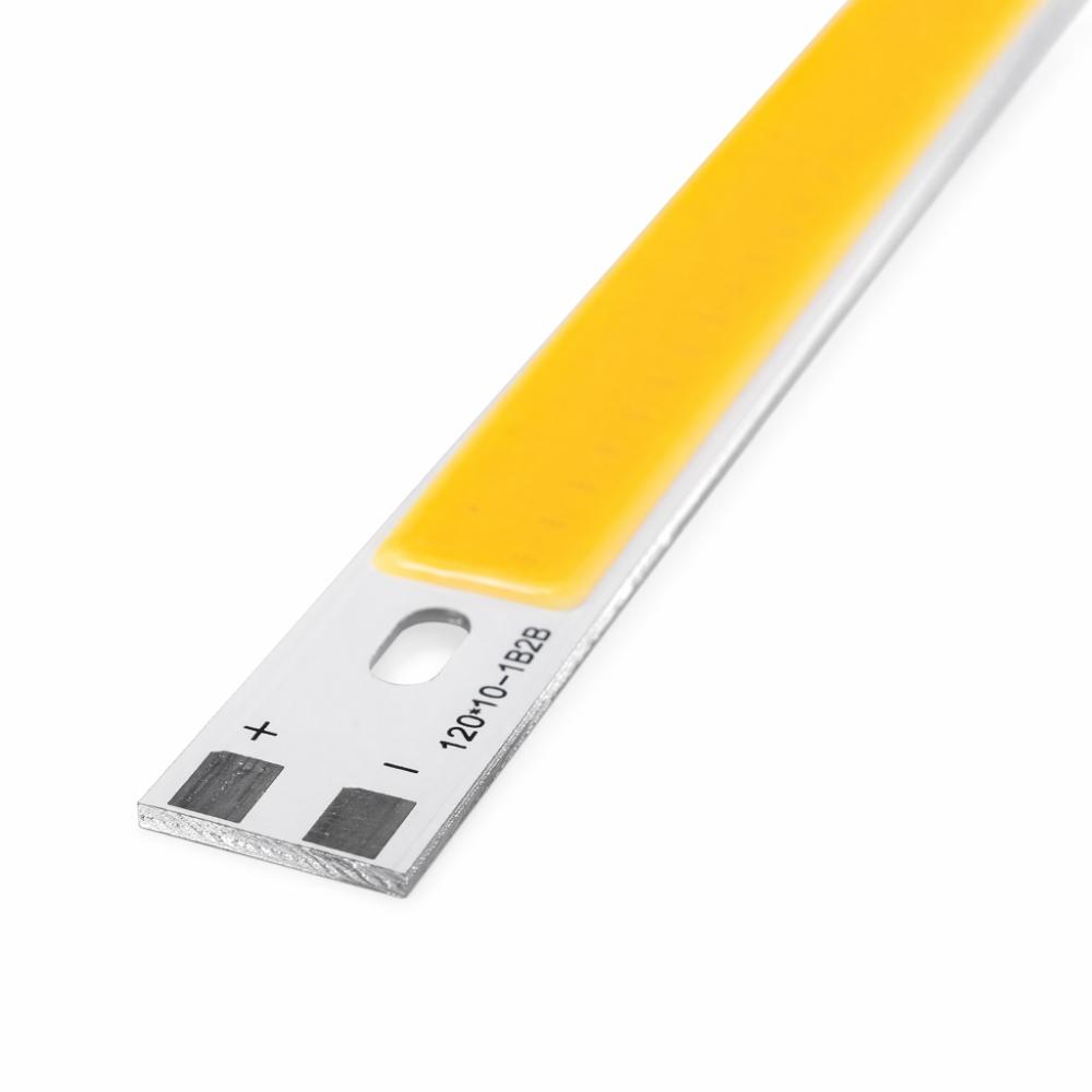 2PCS 12-14V COB LED Light Chip 10W LED Light Board Strip Shape Light Source  Recessed Lighting