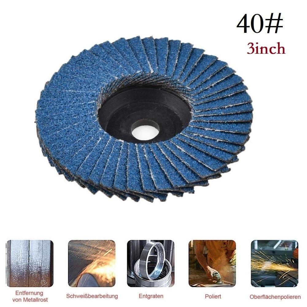 40# Carbon Steel Flap Disc DIY Enthusiasts Diameter
