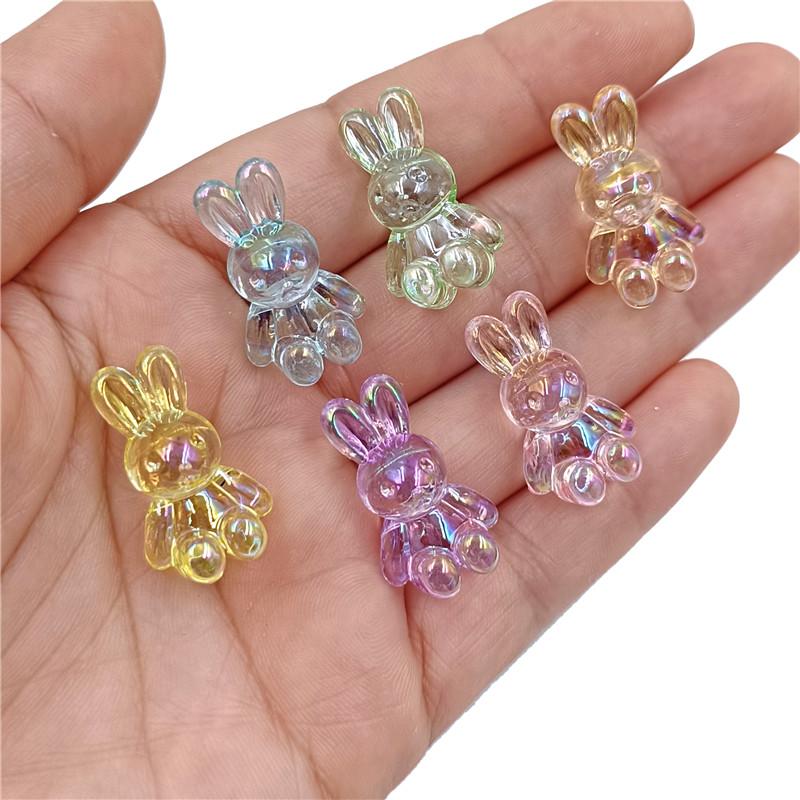 Ожерелье-браслет «сделай сам» для 10 шт. изготовления ювелирных изделий AB свободные бусины оптом кулон бусины «кролик-медведь»