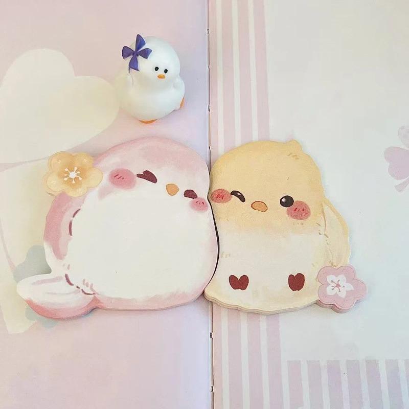 20 Sheets Cute Cartoon Animal Sticky Notes Memo Sticky Note Animal Notepad Page Markers Flags for Home School Office