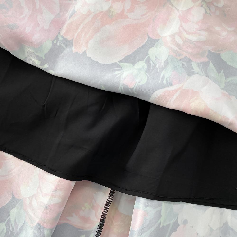 Юбка-жилет в стиле ретро в европейском и американском стиле. Высококачественное легкое роскошное платье трапециевидной формы с круглым вырезом и талией без рукавов.