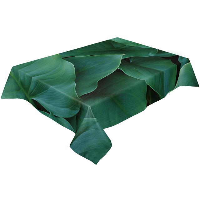 Банановые листья тропических растений водонепроницаемая скатерть свадебный декор дорожка для стола декор для кофе обеденный стол крышка