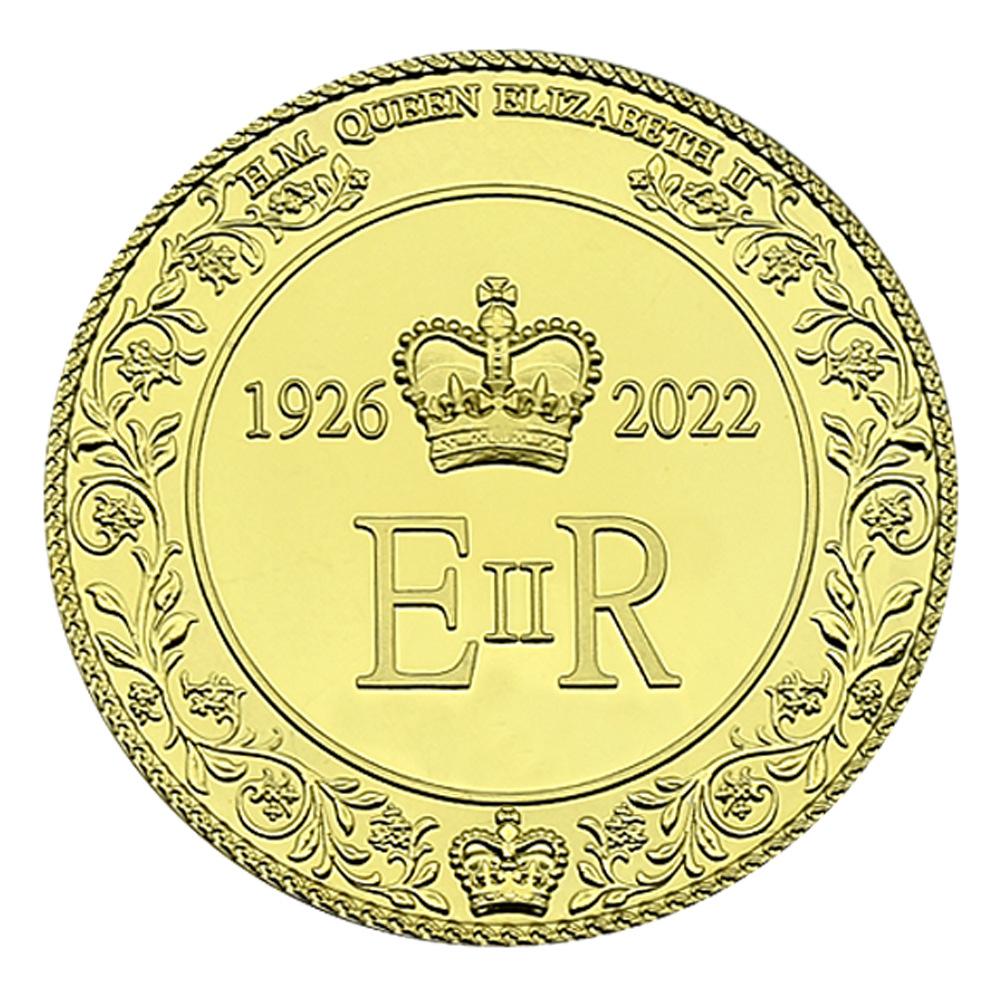 Queen of Australia, Queen Elizabeth II Coins, 1926-2022, Emblem of England, Metal Medal