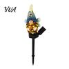 Waterproof Landscape Lighting Solar Garden Stake Light, Christmas Outdoor LED Lamp with Warm Powered Decor Glow, Decorative for Lawn Patio