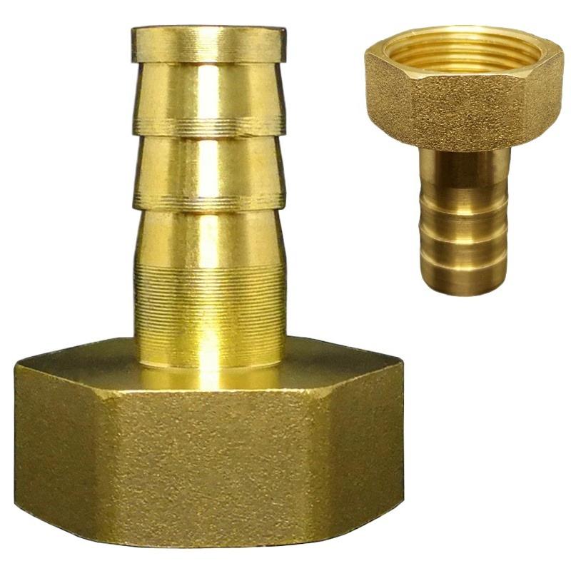 3/4" 1" 1-1/4" BSPP Внутренняя резьба к 8/10/12/14/16/19/25/32/38 мм Штуцер для шланга Латунный сантехнический фитинг Соединитель Вода Газ Дом Сад