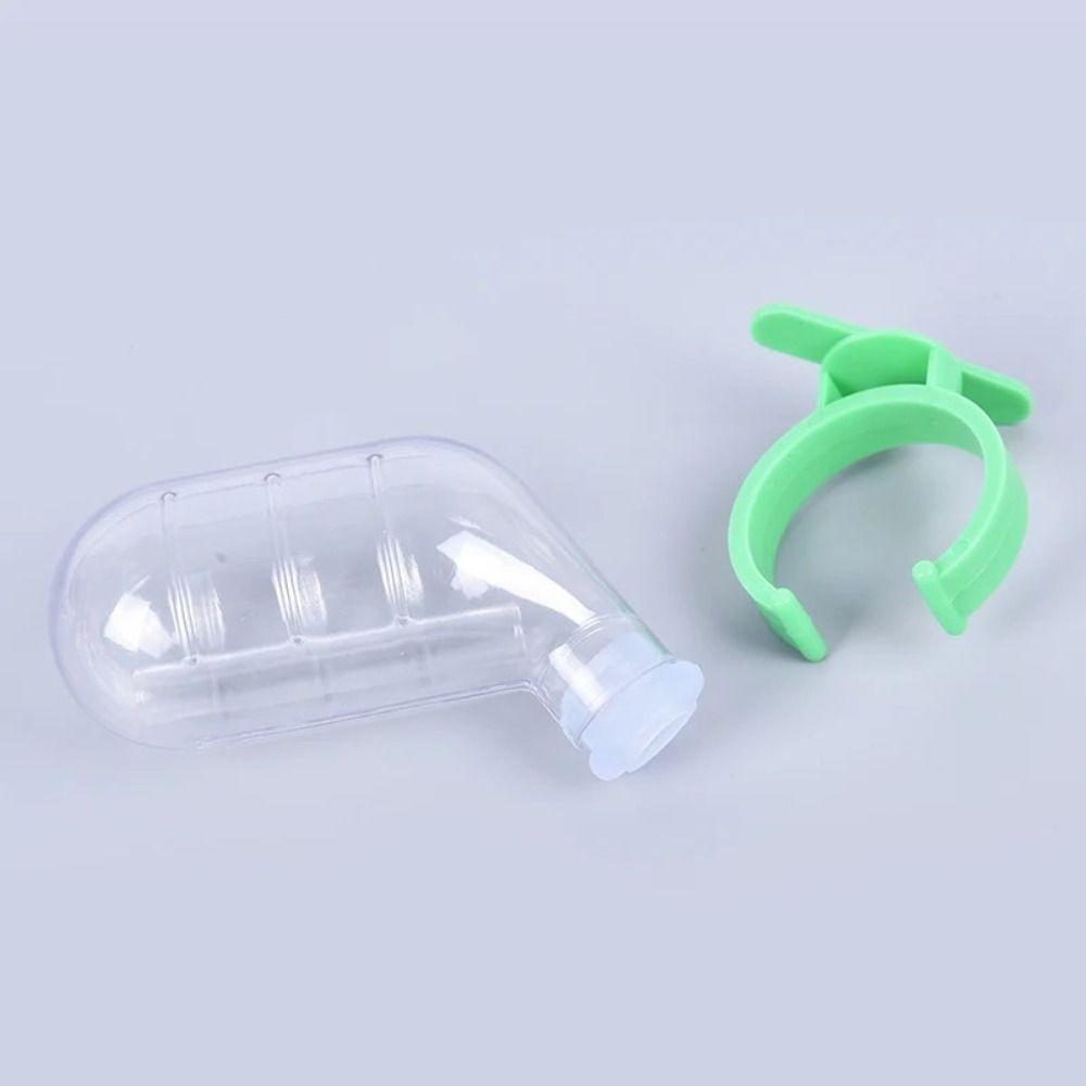 Stainless Steel Head Hamster Water Dispenser Plastic Pet Drinking Dogs Rabbit Hamster