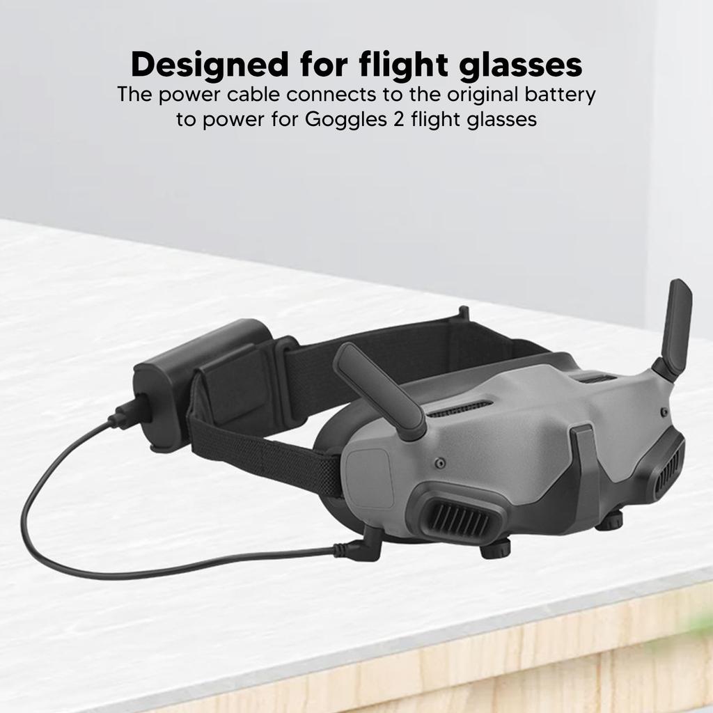 Кабель для зарядки блока питания с медным сердечником, кабель для зарядки аккумулятора, замена для очков DJI Avata Goggles 2