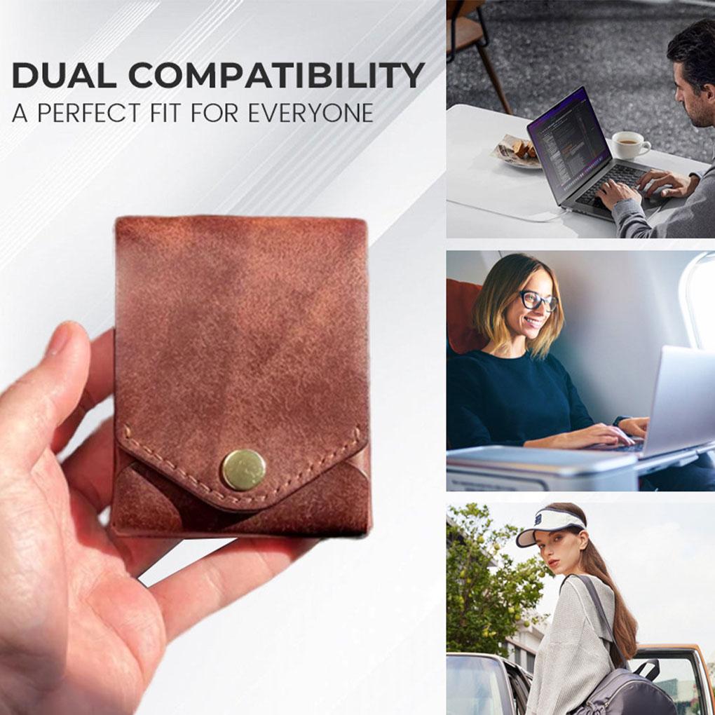 Тонкий кошелек с отделением для ручки, вместительный держатель для карт, кожаный держатель для карт ручной работы, кошельки для мужчин, Великобритания