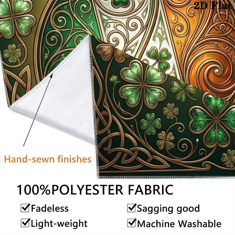 St.Patrick's Day Wall Tapestry Aesthetic Wall Hanging Printed Fabric Blanket Decorative Tapestries for Bedroom Living Room Home Decor