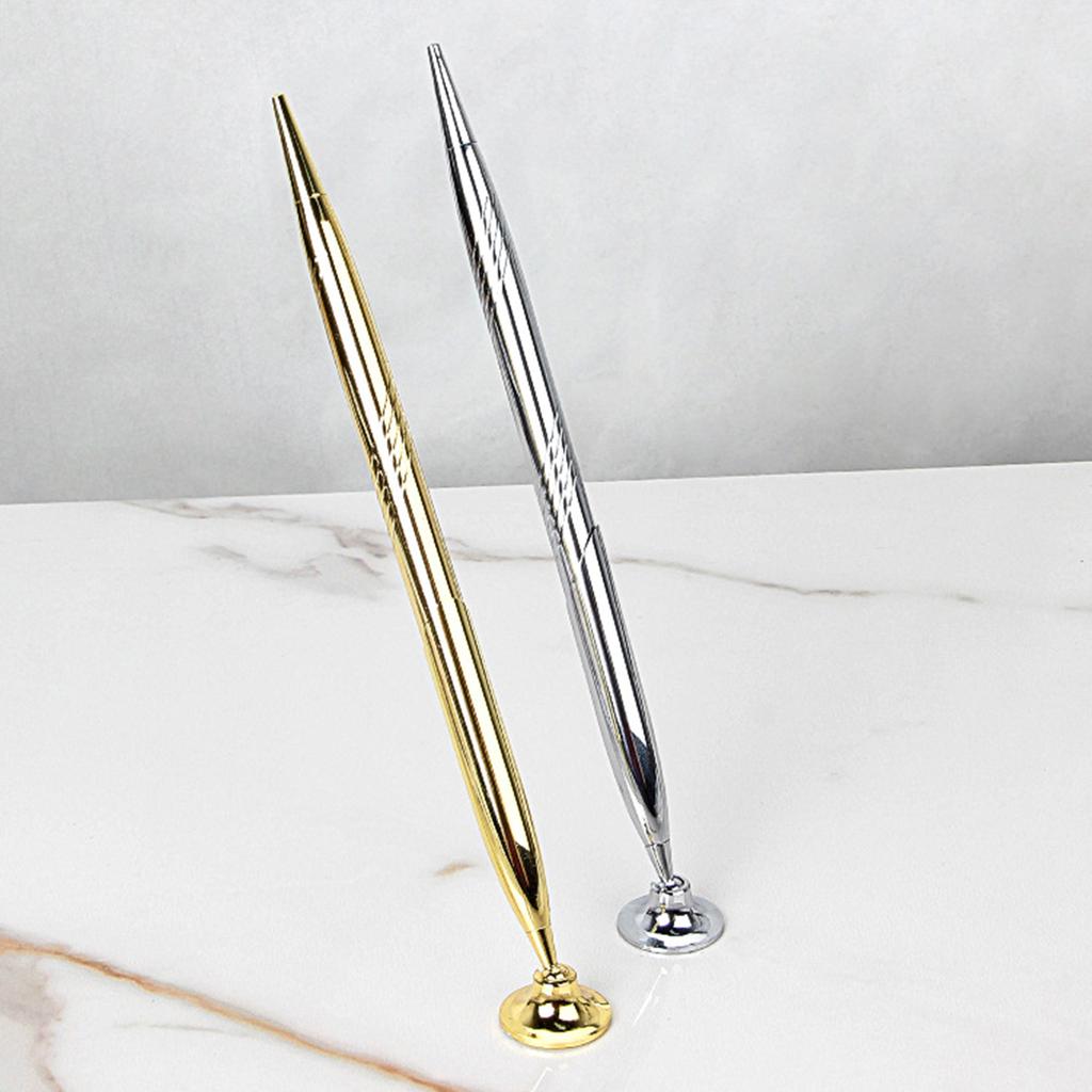 4 шт. шариковая ручка с металлической основой для свадебной ручки для гостей, ручка для приема гостей, ручка для обслуживания стойки регистрации в банке, отеле, на свадьбах