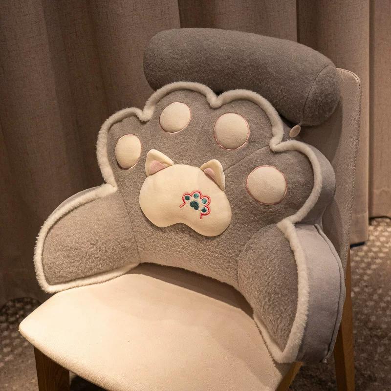 1pcs Office Seat Cushion Pregnant Women's Lumbar Support Pillow Dormitory Student Reading Pillows Soft Cushion for Home Bedroom and Study Sofa