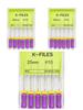 3boxes,6Pcs/Box Dental K Files 21mm/25mm Hand Use Files Stainless Steel Root Canal Files Dentistry Endodontic Instruments