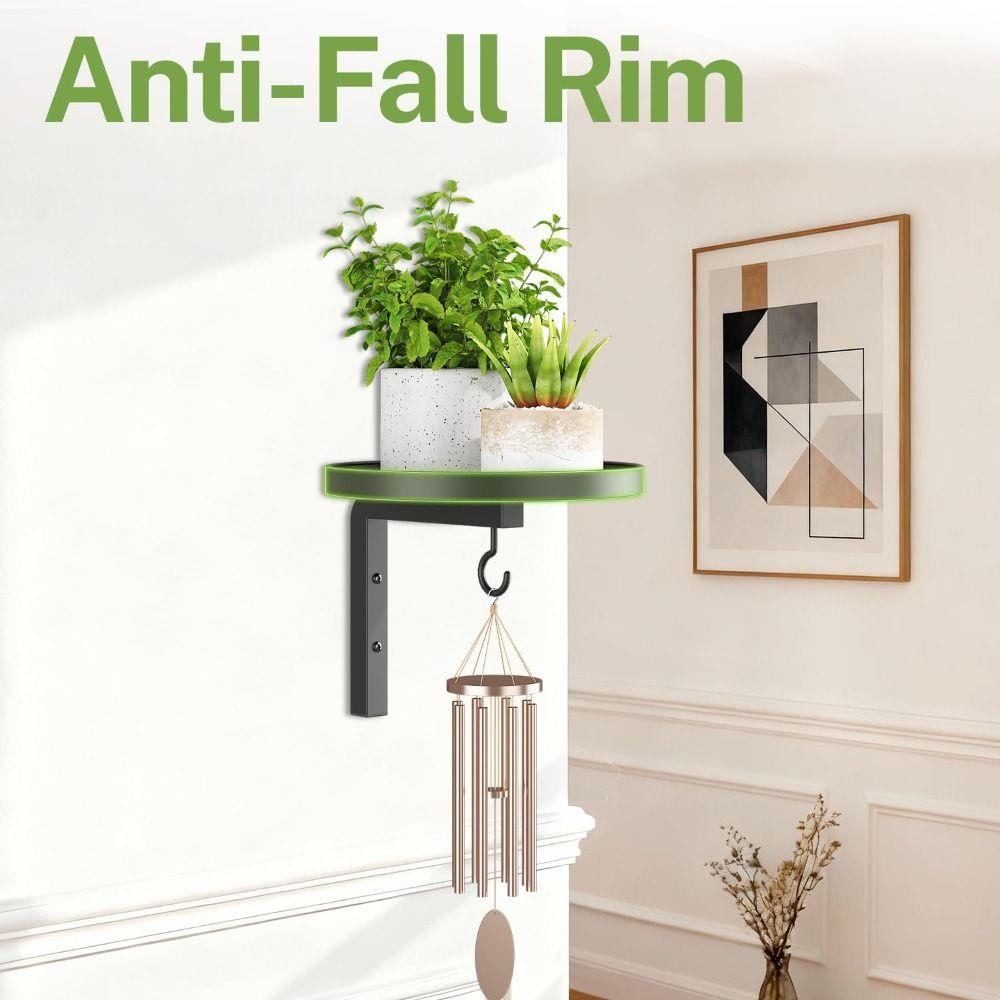Metal Floating Flower Display Stand Wall Mounted Wall Plant Stand New Plant Holders  Indoor Outdoor