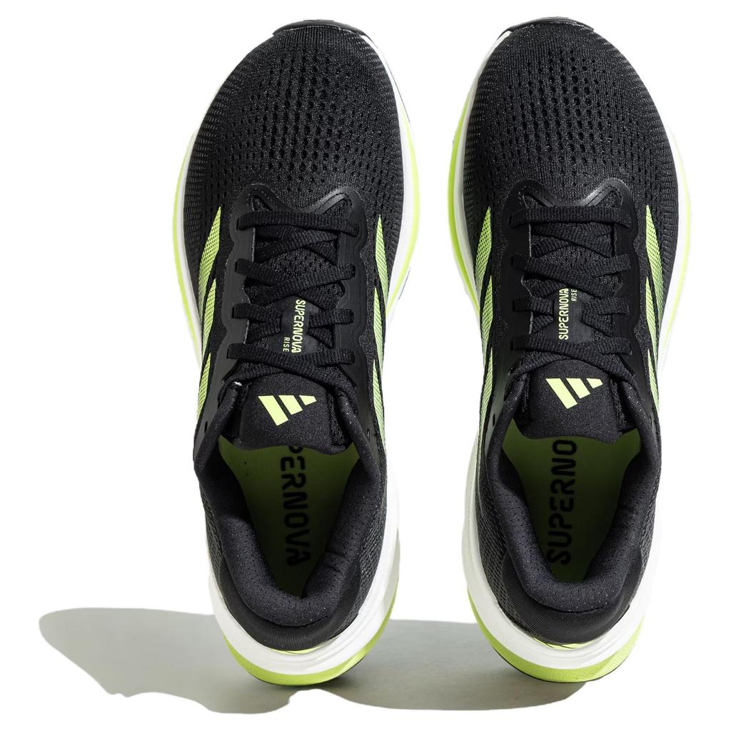 adidas SUPERNOVA RISE Мягкие и удобные низкие беговые кроссовки мужские Черные JH9628