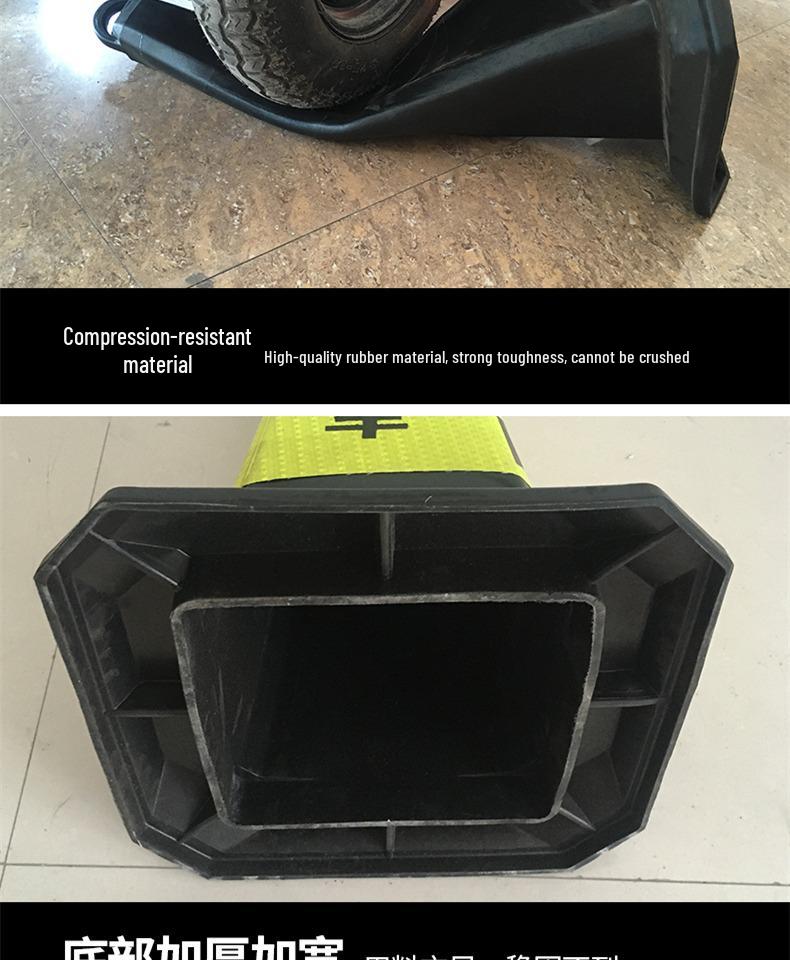 Парковочный столбик в виде ведра мороженого: Светоотражающий предупреждающий конус «Стоянка запрещена»