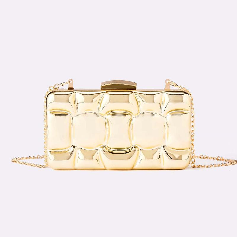 New Shoulder Bag Evening Party Acrylic Crossbody Handbags Fashion Bags High Quality Luxury Women's Wallets Square Bags Mini Gold