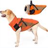 Harness Reflective Warm Dog Coat Winter Jacket Fleece Lined Dog Jackets with Fur Collar Dog Hiking Coat Top Zip Cold Weather Dog Clothes