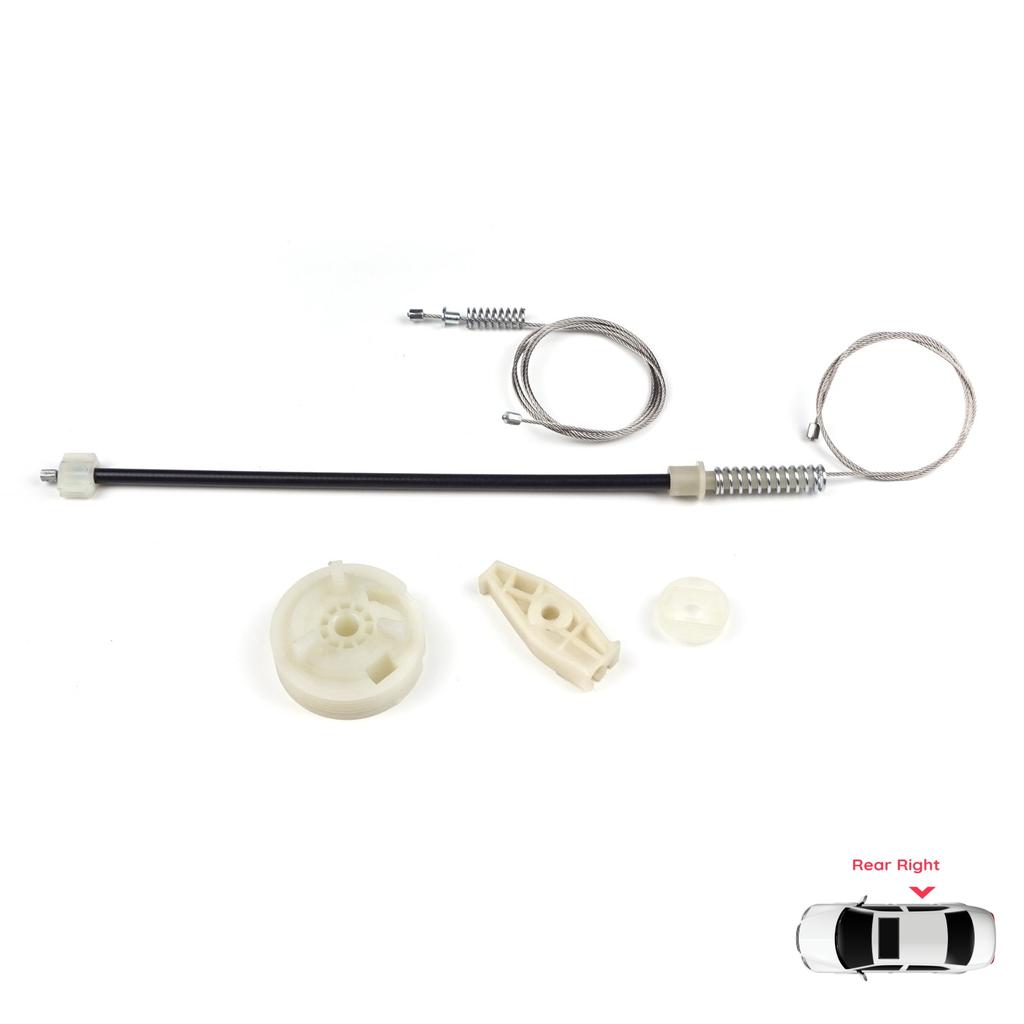 EWR913 Комплект для ремонта стеклоподъемника Задний правый для Peugeot 206 CC 2D T16 2000-2008 2-дверное купе кабриолет 922458