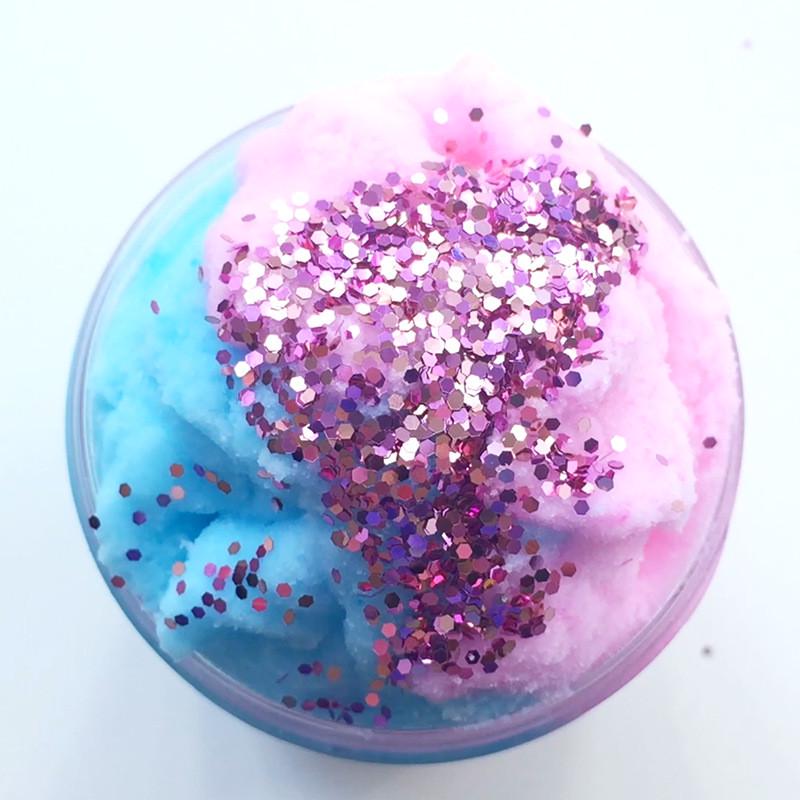 Colorful Mixing Cloud Slime Squishy Scented Stress Kids Clay Kids Toy Sludge Cotton Mud To Release C