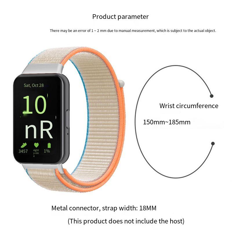 Нейлоновый ремешок для Samsung Galaxy Fit 3 Тканый дышащий сменный ремешок для умных часов Samsung Galaxy Fit 3 Ремень-браслет