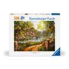 Puzzle - RAVENSBURGER - Cottage by the River - 500 pièces - 500-750 pièces - Thème cottage