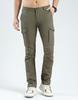 Men's Slim Fit Solid Cargo Pants
