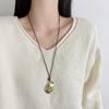 Современные украшения Элегантный темперамент Металлический кулон-чайник Ожерелье для женщин Простой дизайн Аксессуары