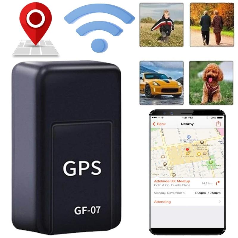 Приложение для определения местоположения GPS GF07 GPS-трекер для автомобиля Сильное магнитное устройство GPS-слежения Защита от потери Мини Портативный Точный GPS-локатор для транспортного средства