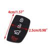 Black Replacement 4 Button Rubber Pad For Hyundai Remote Key Shell Case Cover