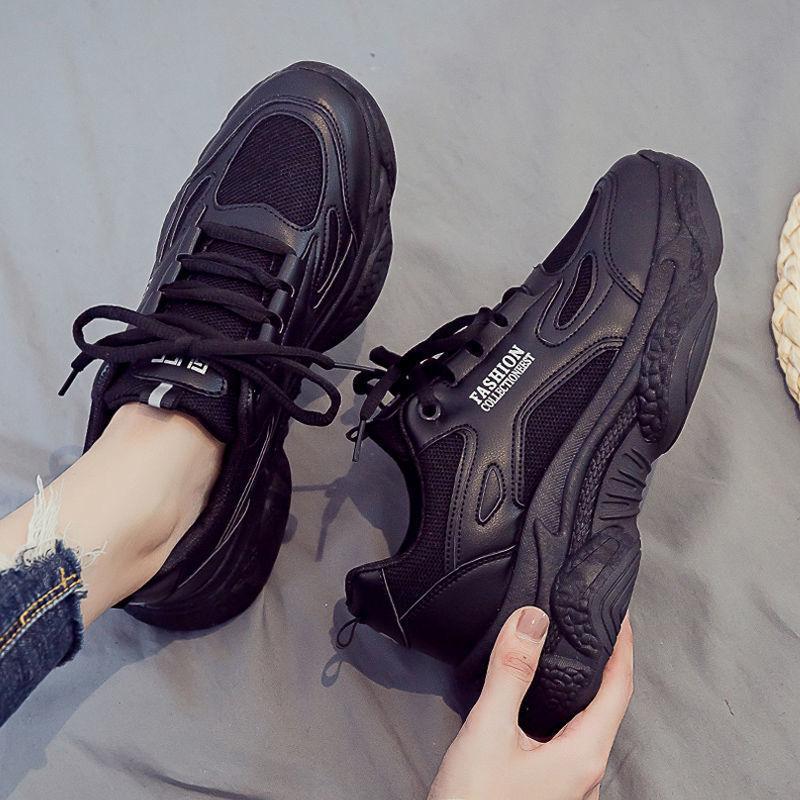 Осенние новые универсальные белые кроссовки для бега и путешествий для студентов, модные кроссовки на платформе для женщин, весна