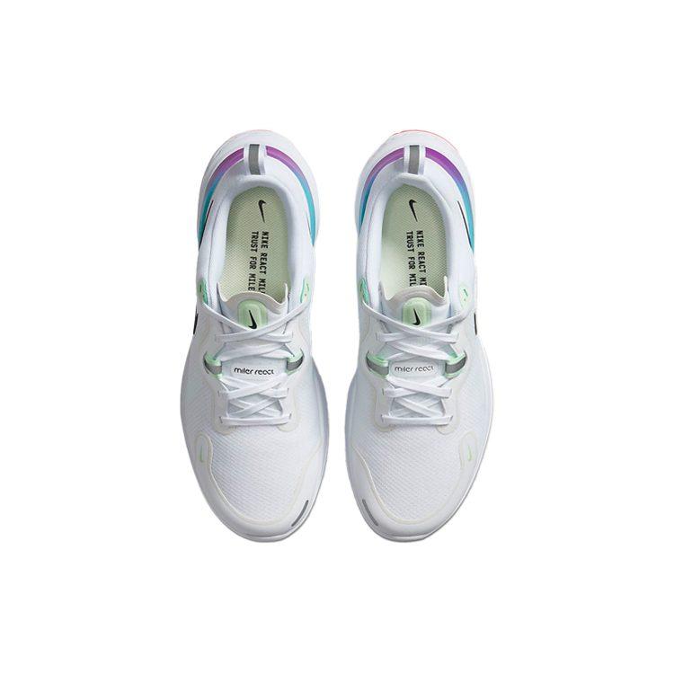 Nike React Miler Белый Зеленый Пар CW1777-102
