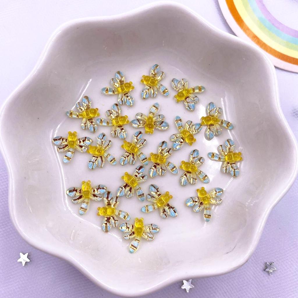 50pcs Resin Kawaii Mini Crystal Colorful Dragonfly Art Nails Flatback Rhinestone Appliques DIY Wedding Scrapbook Fashion Earrings Decor Accessories