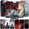 Landscape Ink Samurai Art Phone Case Cover Coque For Iphone Xiaomi Mi Samsung Galaxy Redmi Note A S 11 12 13 14 15 22 23 24 5G Pro Plus Max Fe Ultra